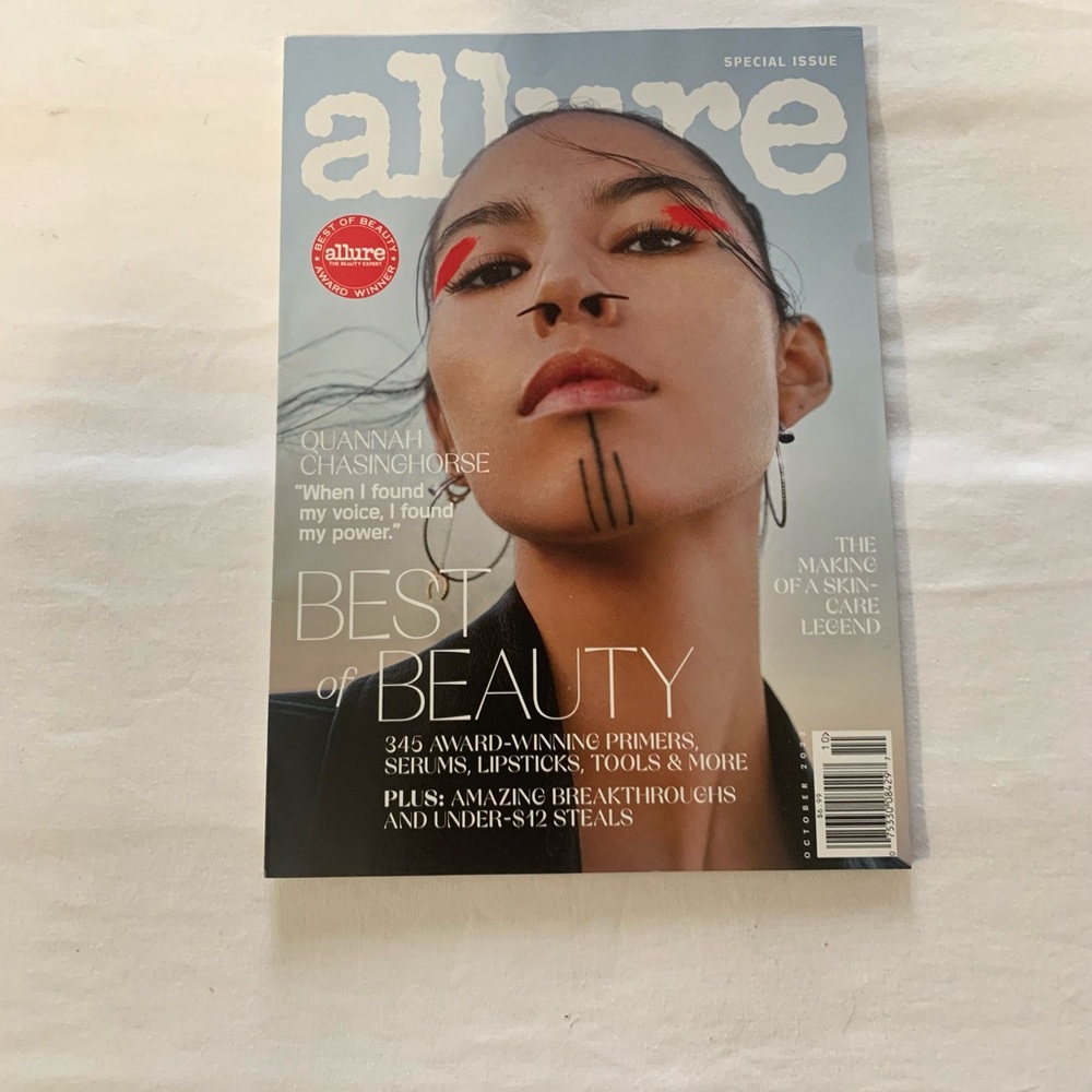 allure Quannah ChasingHorse “When I Found My Voice” Issue October 2022 Magazine